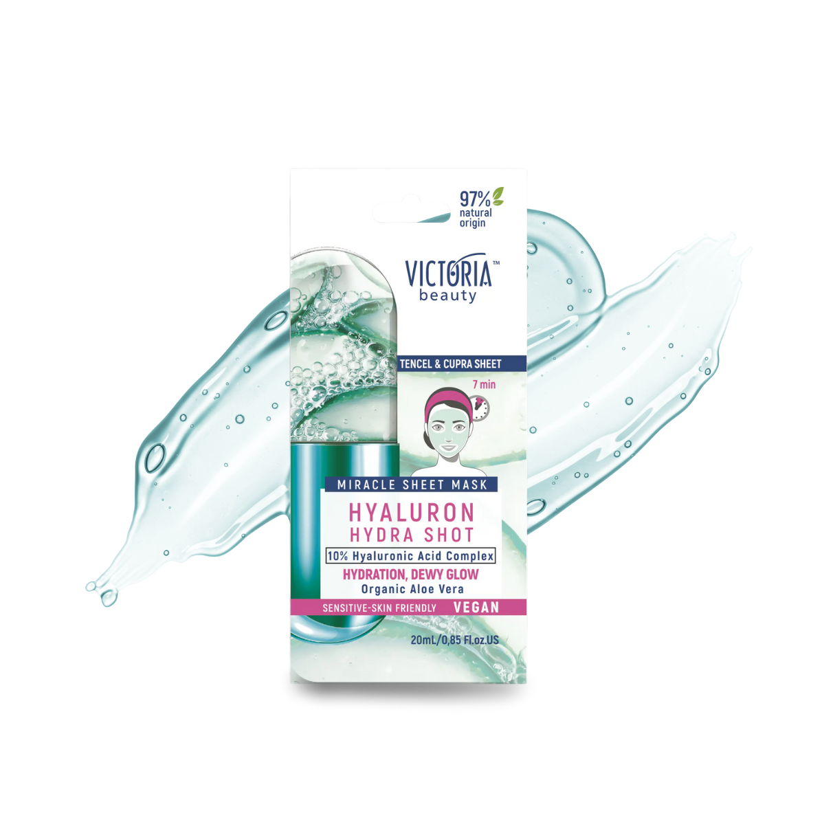 Masque en feuille Hydra Shot Miracle Victoria Beauty