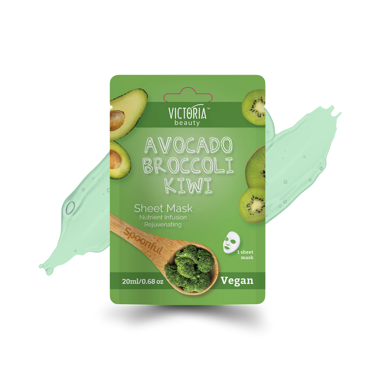 Masque en tissu nourrissant et revitalisant Victoria Beauty